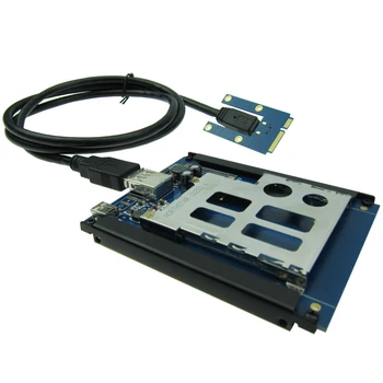 Половинный/Полноразмерный мини-адаптер PCIe USB 2.0 для ExpressCard с 54/34 слотами PCI express mini Card для считывания конвертеров Express Card