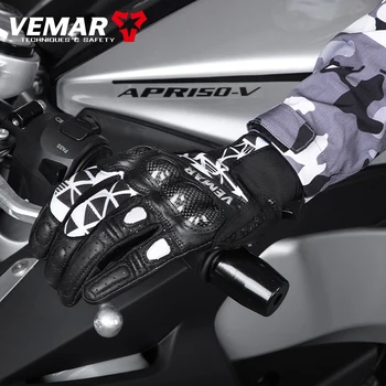 Перчатки VEMAR VE-305 из овчины и Ультра-Волокнистых Летних Мотоциклетных Перчаток Moto Men Four Seasons Для мотогонок по бездорожью