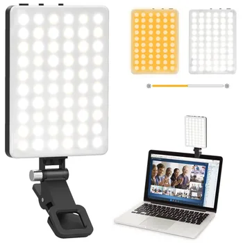 Перезаряжаемая лампа для Селфи для iPhone iPad, ноутбука, планшетного компьютера Clip 3 Light