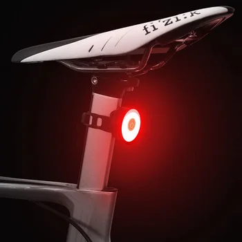 Велосипедный задний фонарь USB Перезаряжаемый IPX8 Водонепроницаемый Велосипедный фонарь для багажной сумки Задний фонарь для езды на велосипеде Задний фонарь аварийного освещения
